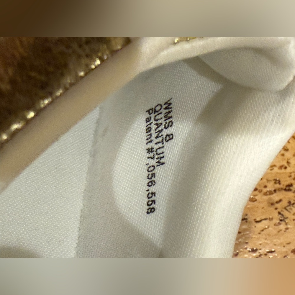 New DV by Dolce Vita Gold and White Sneakers Size Women’s 8 - Picture 10 of 16